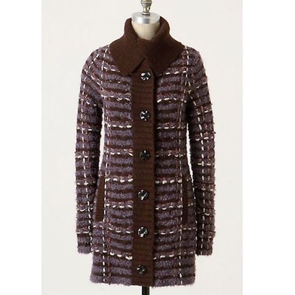 Anthropologie Stitch by Stitch Sweater Coat - Picture 2 of 15